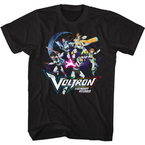VOLTRON DEFENDER GROUP IN SPACE