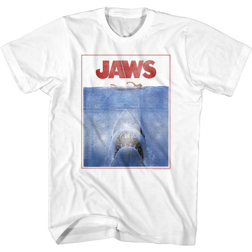 JAWS OUTLINED POSTER s/s tee