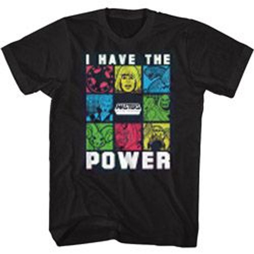 MASTERS OF THE UNIVERSE MOTU I HAVE THE POWER BOXES s/s tee