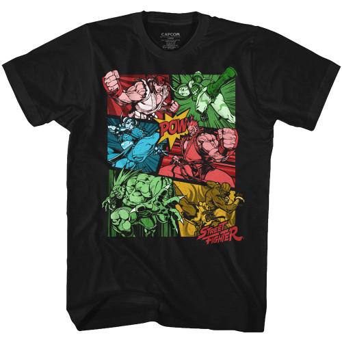 STREET FIGHTER COMIC s/s tee