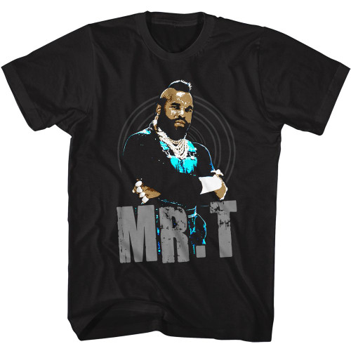 MR. T MRT BLK AND BLU s/s tee