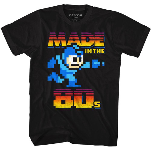 MEGA MAN MADEINTHE80S s/s tee