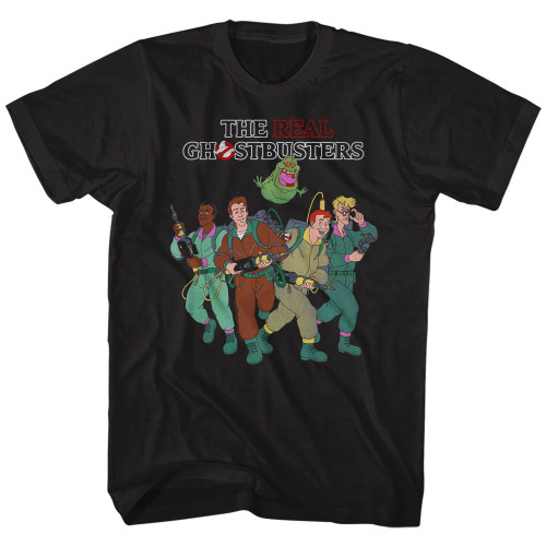 THE REAL GHOSTBUSTERS THE WHOLE CREW s/s tee