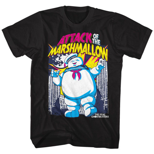 THE REAL GHOSTBUSTERS MARSHMALLOW ATTACKS s/s tee