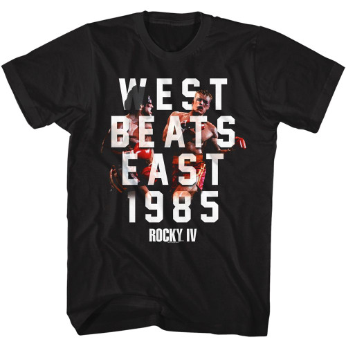 ROCKY ROCKY WEST BEATS EAST s/s tee