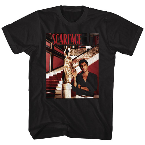 SCARFACE STATUE STAIRS s/s tee