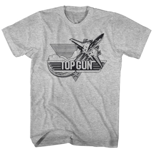 TOP GUN BLK s/s tee