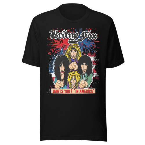 Britny Fox Wants You unisex tee