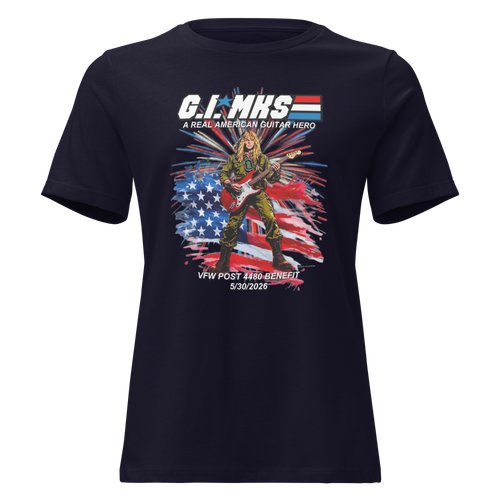 MKS Fireworks Women's Navy Relaxed T-Shirt