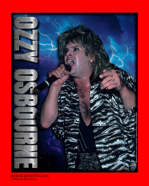 Ozzy Osbourne 8x10  by Rich Fuscia
