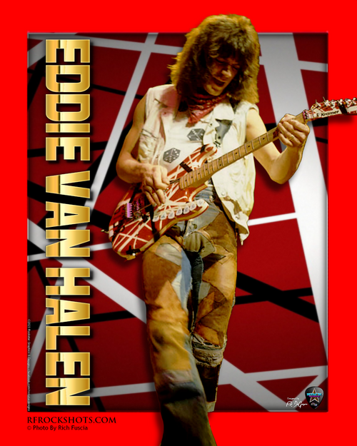 Eddie Van Halen 8x10  by Rich Fuscia