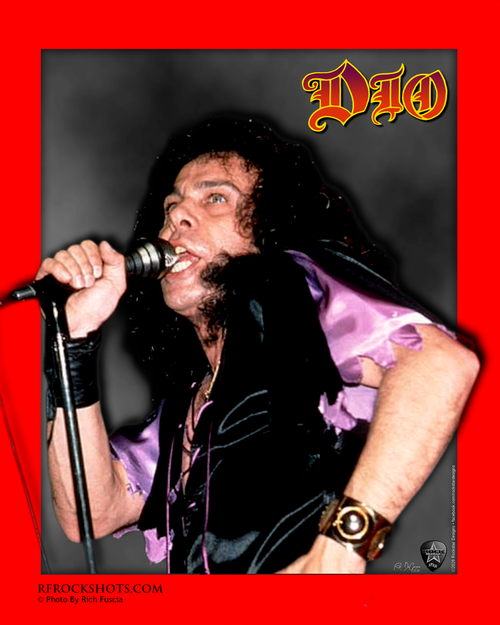 Ronnie James Dio  8x10  by Rich Fuscia