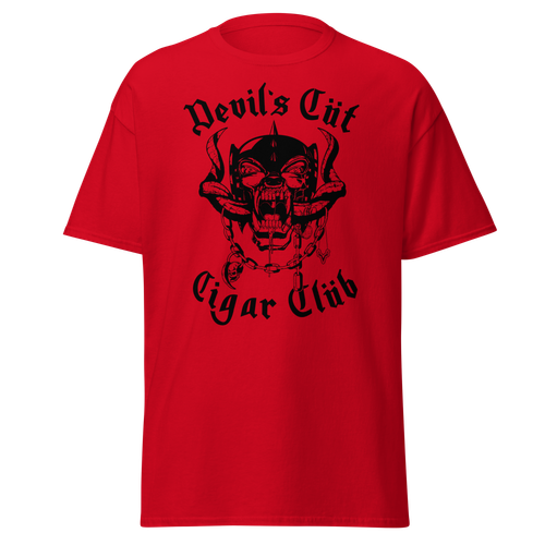 Devil's Cut Cigar Club - MH (Red) - Short-Sleeve Unisex T-Shirt