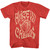 Alice in Chains Alice Heart Red Mens T-shirt s/s