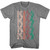 KISS WASHED OUT LOGO GRAPHITE HEATHER s/s tee