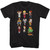 STREET FIGHTER STREET FIGHTER CHIBI CHARACTERS STACKED s/s tee