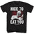 SILENCE OF THE LAMBS SILENCE NICE TO EAT YOU s/s tee