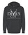 Devils Cut Unisex Pigment Dyed black Hoodie