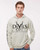 Devils Cut Unisex Pigment Dyed ivory Hoodie