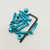 Blue Skate Hardware 1inch Colored Skateboard Bolts with Allen Head Skateboard Screws and Nuts
