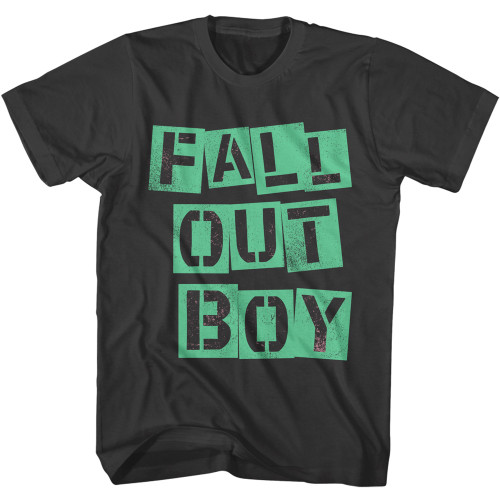 Fall Out Boy イラスト Tシャツ Lサイズ ブラック Fall Out Boy FOB black s/s tee