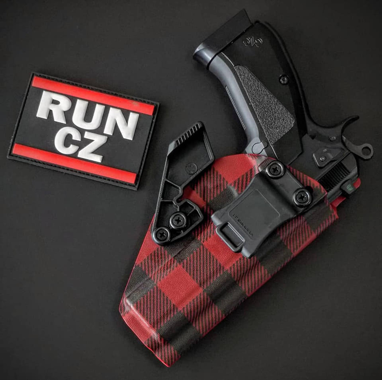 CZ SP-01 Red Flannel  Appendix Carry Kydex Holster