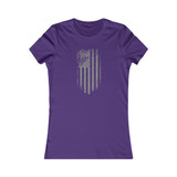 Women's Discreet Flag Tee