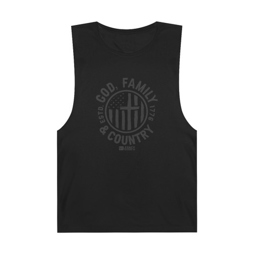 God, Family, and Country Tank (MULTIPLE COLORS)