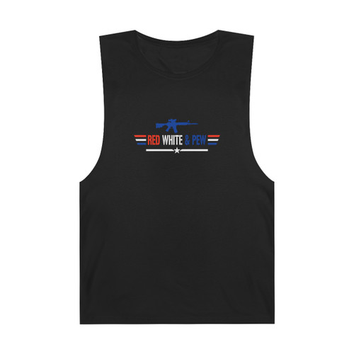 Red White and Pew Tank (MULTIPLE COLORS)