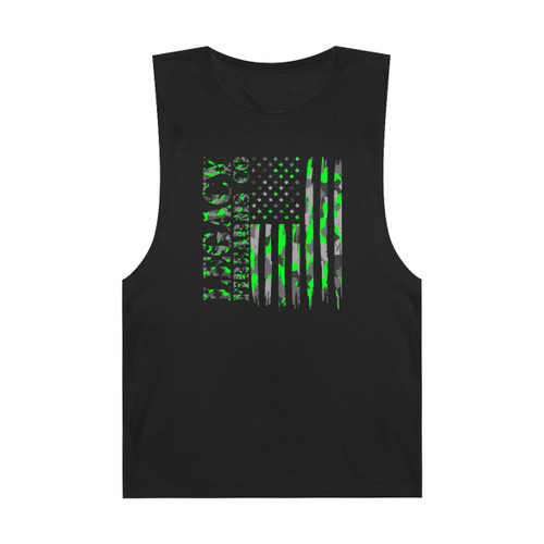 Green Camo Logo Tank (MULTIPLE COLORS)