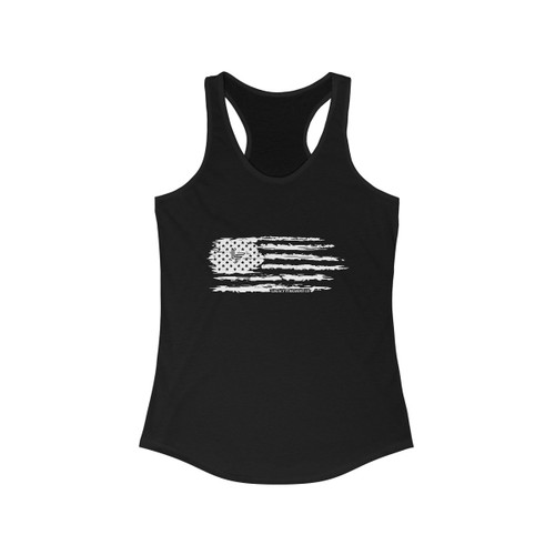Distressed Flag Womens Tank (MULTIPLE COLORS)