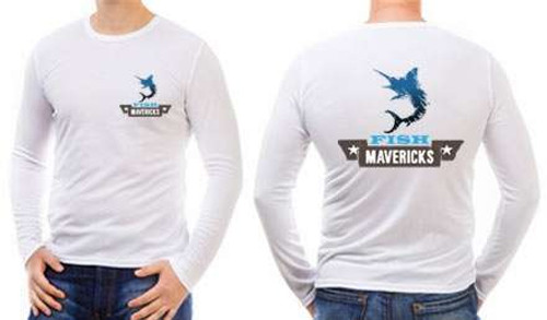 Fish Mavericks FM840 LS T-Shirt White