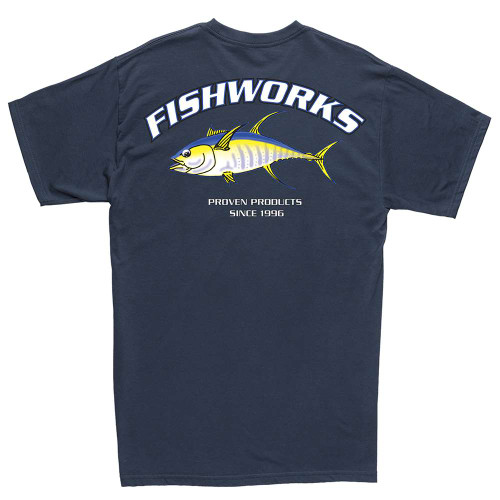 Fishworks Tuna Shield Short Sleeve T-Shirt - Navy
