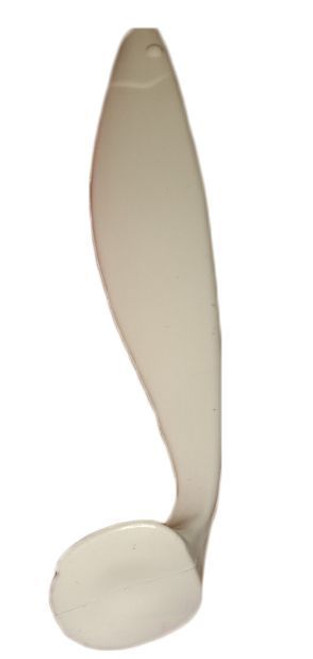 Blue Water Candy Shad Bodies - White - 9in