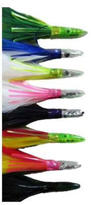 Zuker ZF Feather Lure Feather-White Skirt-Lime