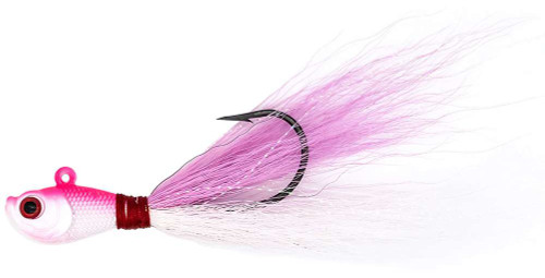 Intent Tackle Pro Series Bucktail - 3oz - White/Pink