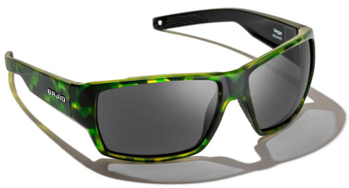 Bajio Vega Sunglasses - Green Tort Matte Frame/Gray Glass  Lens
