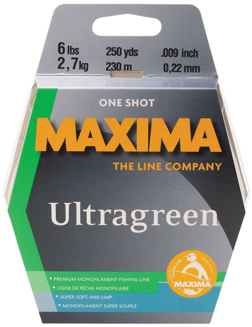 Maxima Ultragreen Monofilament Line - 10lb 220yd