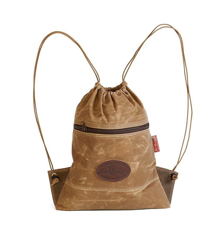 canvas cinch backpack