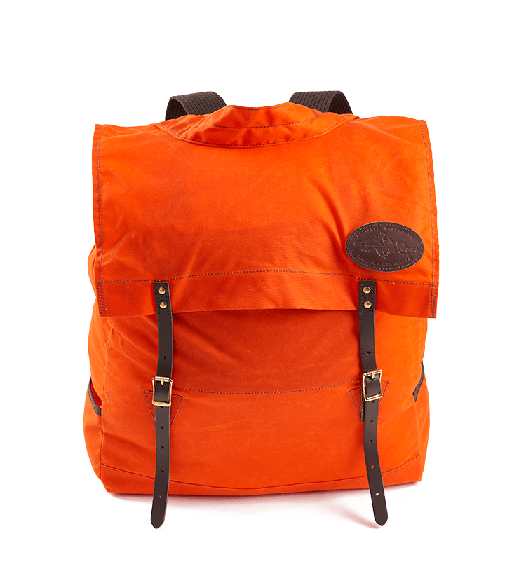 blaze orange backpack