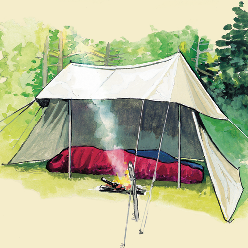 lightweight baker tent