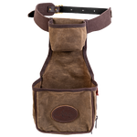 This unique product crafted in the USA is made of premium materials and includes a waist belt. It has two pockets for shells and other accessories. 