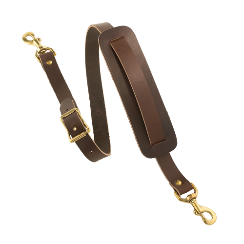 leather shoulder strap