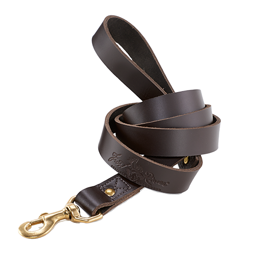 The Premium Leather used for this leash is high quality and is sure to not fail. This product has a large handle for the owner and solid brass hardware to complete the leash. 
