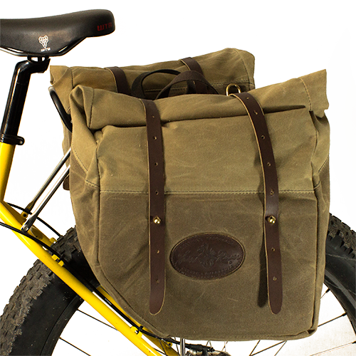 canvas bike panniers