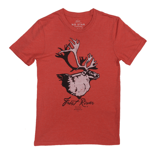 Frost River Red Henry T-shirt, Made in USA.