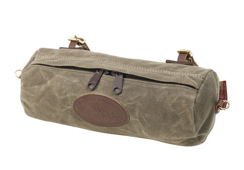 This handcrafted product is available in field tan and hunter orange. 