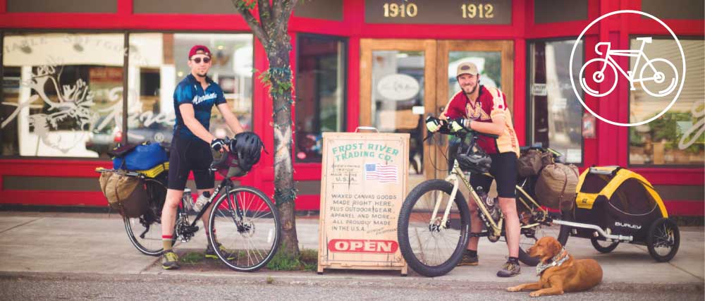 waxed canvas bicycle bags