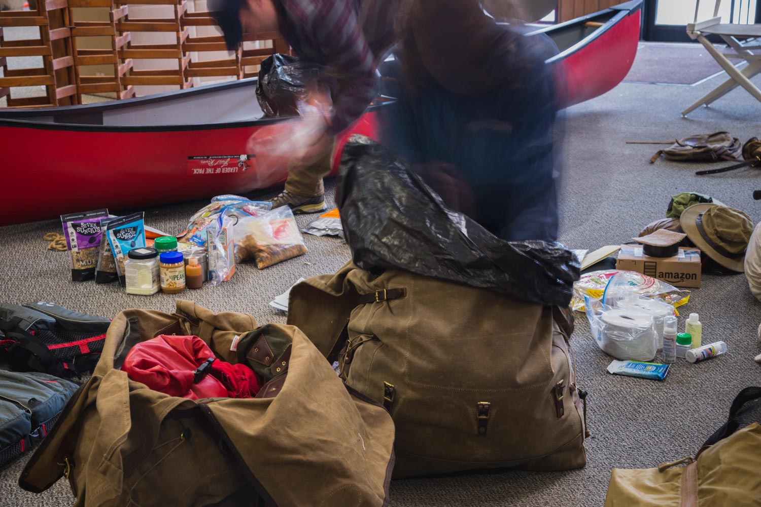 waterproof canoe pack