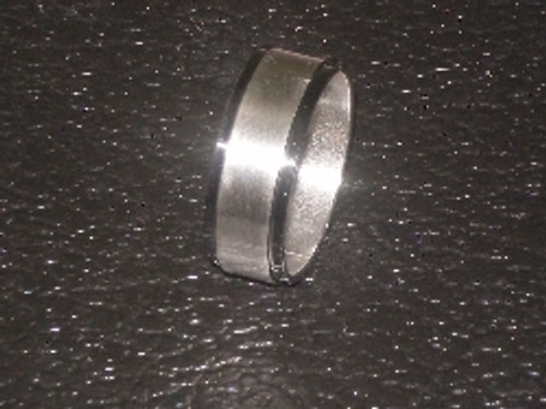 Stainless Steel with Black Border Ring